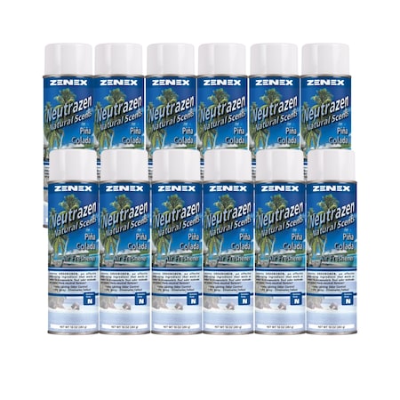 Zenex Handheld Air Freshener Pina Colada net 10 oz., 12PK 491355
